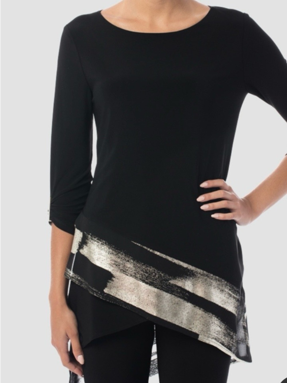 Joseph Ribkoff Asymmetric Tunic Top